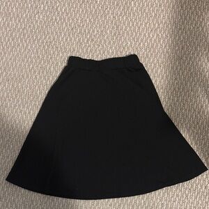 Black A-Line Mini Skirt